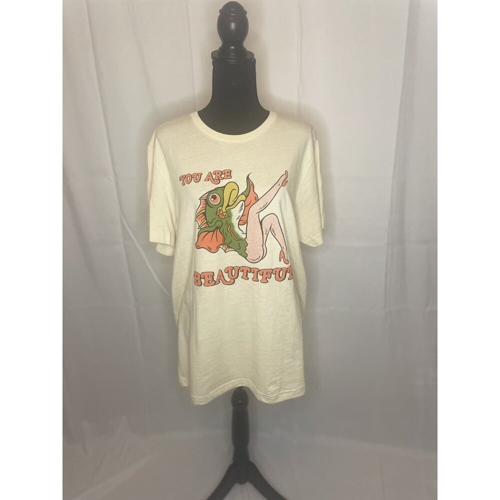 Tragic Girls You are Beautiful Tshirt Reverse Mermaid Size Large Inspirational